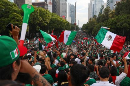 Alrededor de 120 mil personas se congregaron en el Ángel.