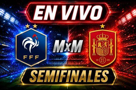 Francia vs España en vivo, minuto de las Semifinales del Mundial 2026