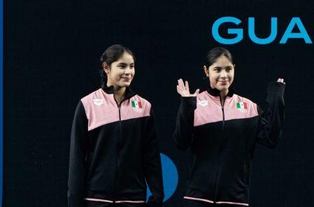 En la Copa México de Clavados 2026, Mía y Lía Cueva vencen a China por primera vez.