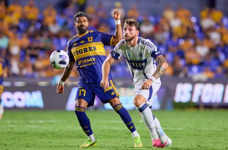 during the match between Tigres UANL vs (and) Vancouver Whitecaps as part of the Leagues Cup 2026 Group Stage at Universitario Stadium, on August 11, 2026 in Monterrey, Nuevo Leon, Mexico.