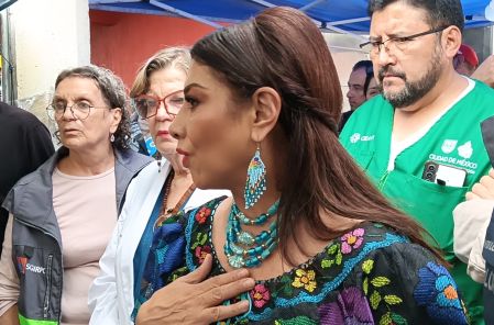 Clara Brugada reiteró que su administración continuará con el apoyo puntual a cada uno de los afectados