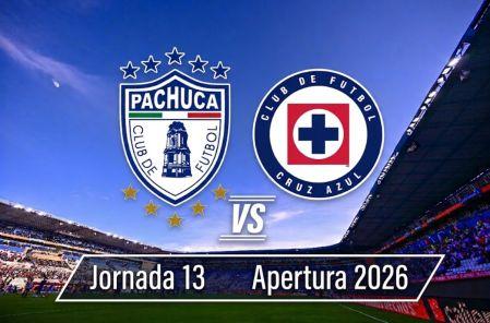 Pachuca vs Cruz Azul Jornada 13 de la Liga MX
