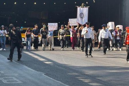 Marcha de alumnos del IPN.