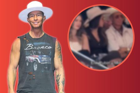 Captan a Erik Rubín en plaza de toros con mujer sin identificar y Mía Rubín Legarreta