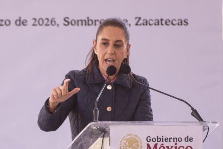 Claudia Sheinbaum anunció la autosuficiencia alimentaria en frijol gracias a Zacatecas.