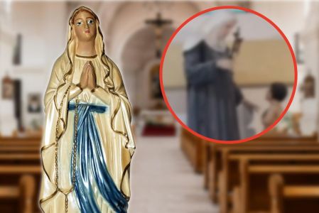¿Señal divina o ilusión? VIDEO de la Virgen María parpadeando causa polémica