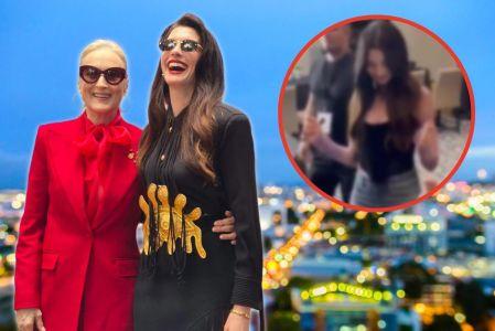 Anne Hathaway y Meryl Streep en modo cumbia en CDMX | VIDEO