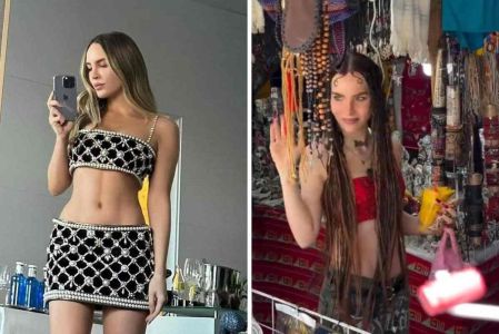 Belinda en tianguis de CDMX