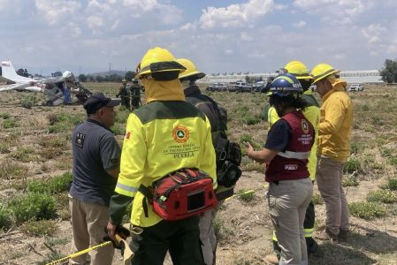 Se desploma avioneta en Puebla
