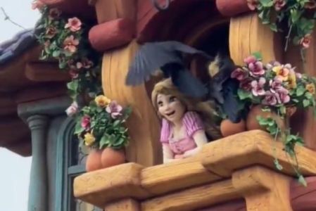 Rapunzel fue atacada en un parque de diversiones en Tokio