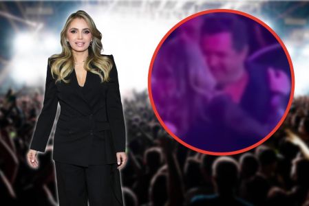 Angélica Rivera reaparece con misterioso hombre en el Auditorio Nacional