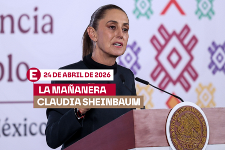Mañanera de Sheinbaum hoy 24 de abril de 2026