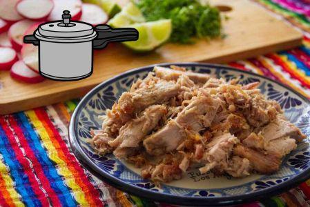 Carnitas en olla exprés