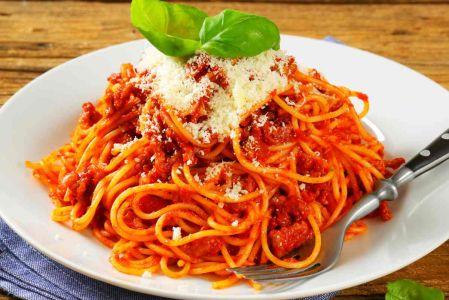 Receta de espagueti rojo