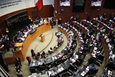 En la minuta se tocaron diversos temas como lo son la revocación de mandato, modificaciones a la elección judicial.