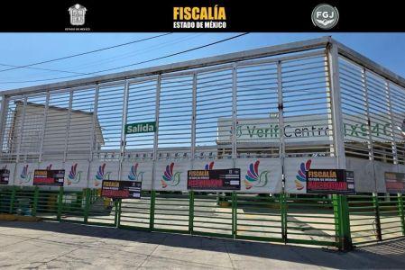 Verificentro asegurado en Edomex.