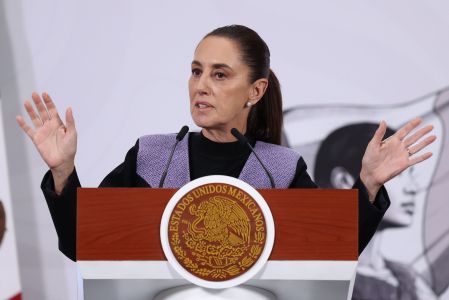 Claudia Sheinbaum en su mañanera hoy 26 de marzo de 2026