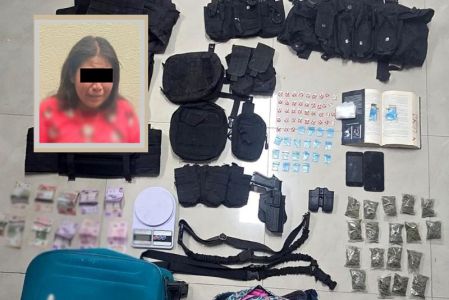 Yadira “N”, de 24 años de edad, fue trasladada a la agencia del Ministerio Público (MP) correspondiente