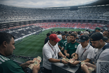 El sistema cashless del Estadio Banorte falló desde antes del partido, obligando a volver al efectivo pese al modelo anunciado.