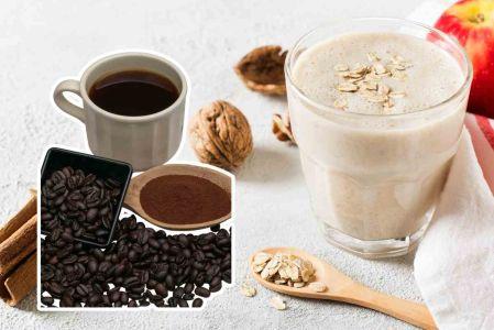 Licuado de avena con café