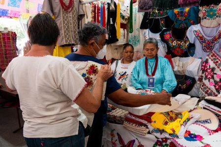 Festiva de las Culturas Indígenas en el Zócalo.
