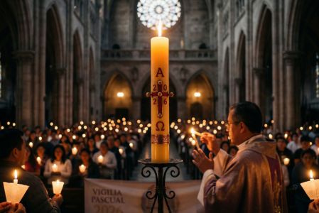 ¿Qué significa el cirio pascual y su relación con la Semana Santa?