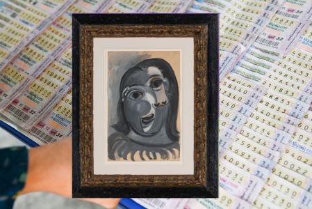 El ganador de la lotería se llevara una obra de Pablo Picasso.