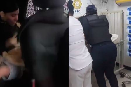 SSC auxilia a niño de casi tres años tras caer del segundo piso en un edificio