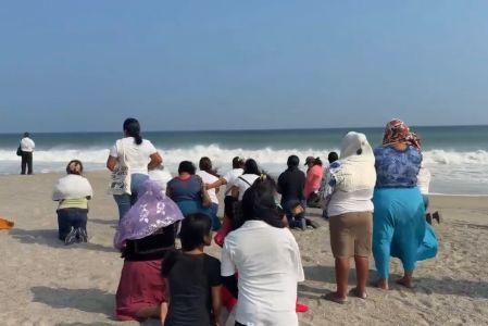 Con un helicóptero tipo Panther, con personal especializado a bordo, realizó un patrullaje de reconocimiento y localización en el área de la desaparición de Lesly Sofia, de 16 años.