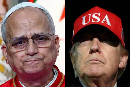 El presidente estadounidense negó estar enfrentado con el pontífice a pesar de los comentarios en su contra.