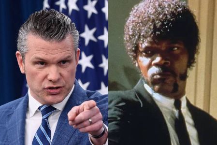 El  discurso de Hegseth buscaba homenajear a militares desplegados.