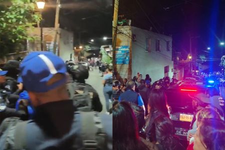 Elementos de la SSC contuvieron a la multitud en Cuajimalpa para evitar un linchamiento.