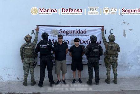 Armada detiene a Efraín Díaz y Jesús Miguel Aispuro presuntos mandos de Los Chapitos