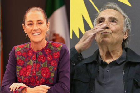 Claudia Sheinbaum y Joan Manuel Serrat