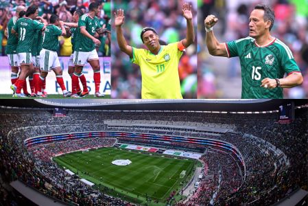 El partido de leyendas entre México y Brasil se disputó en el Estadio Banorte el domingo 19 de abril de 2026.