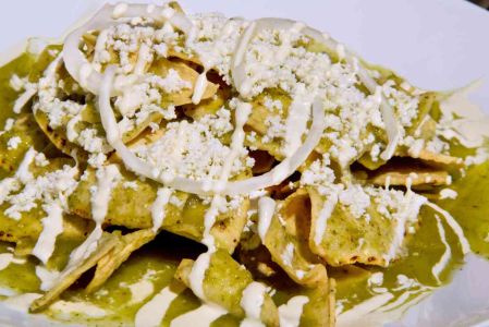 Receta de chilaquiles verdes