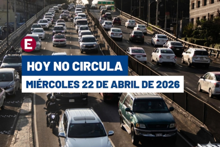 Hoy no Circula del 22 de abril