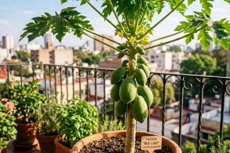 Cómo cultivar papaya en una maceta