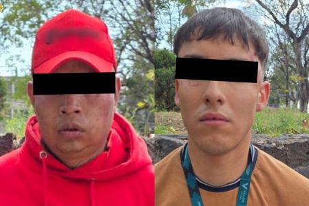 La captura ocurrió luego de atender la denuncia de un hombre que los acusó de haberlo asaltado y despojarlo de sus pertenencias