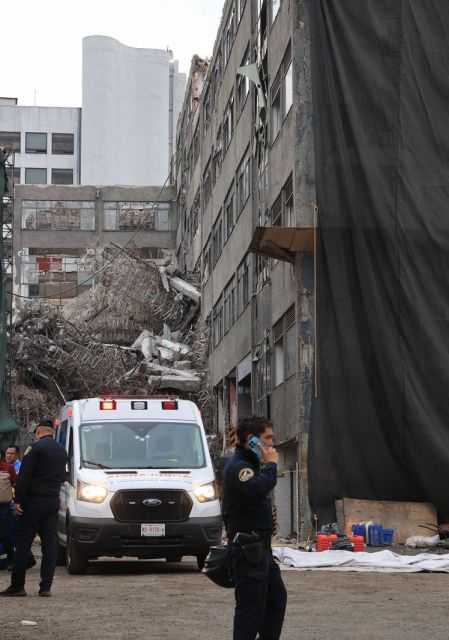 Colapso de edificio en CDMX
