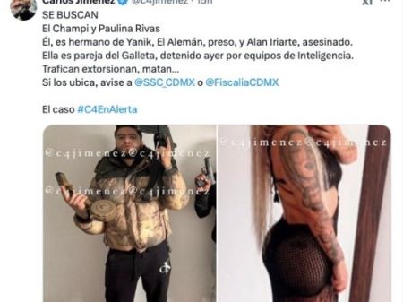 FOTO: Buscan a la novia de El Galleta, el de 'La Familia' que cayó en CDMX