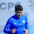 Nicolás Ibañez, durante el entrenamiento de Cruz Azul.