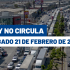 Hoy No Circula del 21 de febrero del 2026.