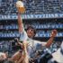Diego Armando Maradona celebra el segundo título de Argentina en los Mundiales.