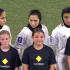 Selección de Iran Femenina durante el himno