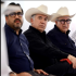En la imagen, el alcalde con licencia de Culiacán, Juan de Diós Gámez; el senador Enrique Inzunza, y el gobernador con licencia de Sinaloa, Rubén Rocha.