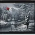 La pintura de Banksy fue creada en 2012. Utilizó un cuadro que compró en una tienda de segunda mano y pintó sobre él.