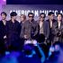 LAS VEGAS, NEVADA - MAY 25: (EDITORIAL USE ONLY) (L-R) Jungkook, Jin, Jimin, RM, J-Hope, V and Suga of BTS accept the Artist of the Year award onstage during the 52nd American Music Awards at MGM Grand Garden Arena on May 25, 2026 in Las Vegas, Nevada.   Ethan Miller/Getty Images/AFP (Photo by Ethan Miller / GETTY IMAGES NORTH AMERICA / Getty Images via AFP)
