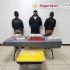 Las autoridades informaron que el detenido, junto con el material asegurado, quedaron a disposición del agente del Ministerio Público Federal
