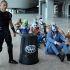 Luchadores de la AAA replicaron el remo vikingo de Noruega